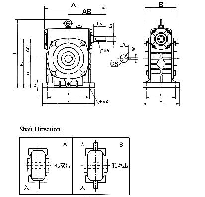 Concrete Mixer 90 Degree Gearbox Reducer