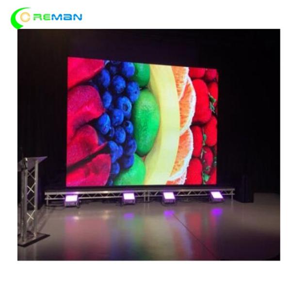 Wall Large P3 P5 Rental LED Display , Cabinet LED Media Screen Video Effect