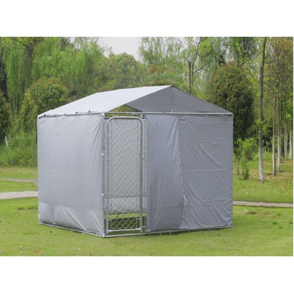 4x2.3x1.82M Thick Hot Galvanized Fence Big Dog Kennel/Metal Run/Pet house/Outdoor Exercise Cage