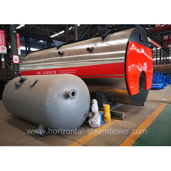 10 Ton Gas Fired Steam Boiler 10000Kg/Hr Running Low Consumption Fuel