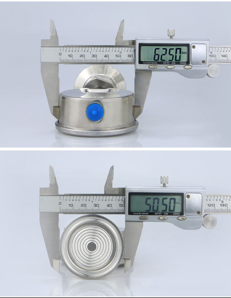 50.5/64 mm Chuck Type Diaphragm Pressure Gauges for Sanitary Industry Production Line