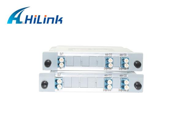 1260nm - módulo de 1610nm CWDM Mux Demux, 16 SC/APC do filtro do canal CWDM