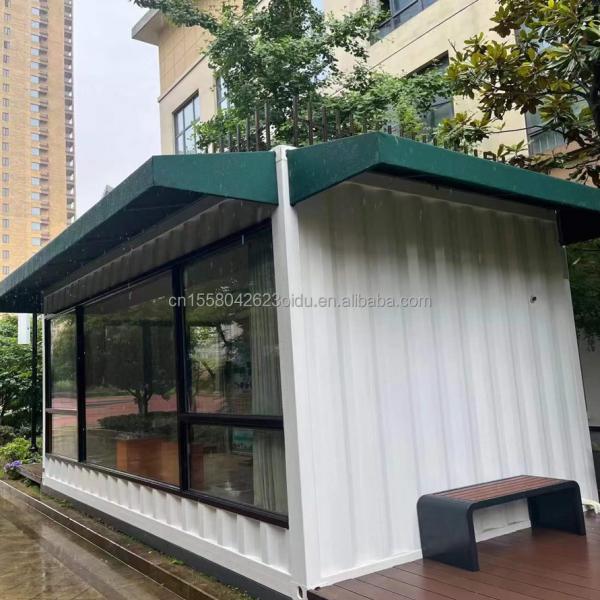 Steel Shed Container Store Prefabricated Building Frame Steel Structure for 20ft or 40ft Container Houses