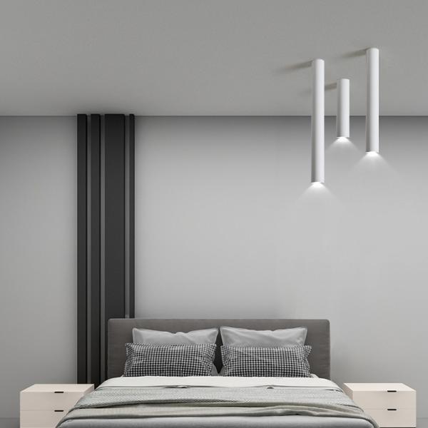 Modern led long tube ceiling lamp surface mounted circular indoor corridor spotlight ceiling lamp(WH-MA-287)