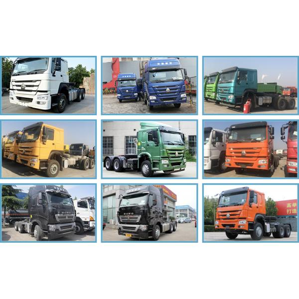 Sri Lanka Market Double Axles Tractor Truck Euro 2 Emission Front Axle Hf7 Drum Type