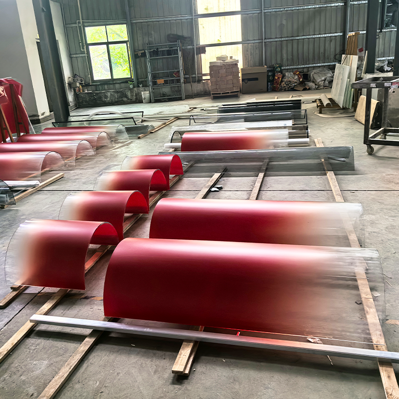 Gradient Bent Glass: A New Choice for Architectural Decoration with Curved Aesthetics and Color Layers