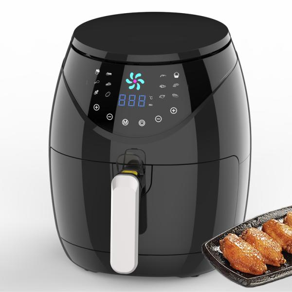 1800W 12L Fritadora de aire digital horno Cocina sin aceite tostadora multifunción con 12 recetas de cocina