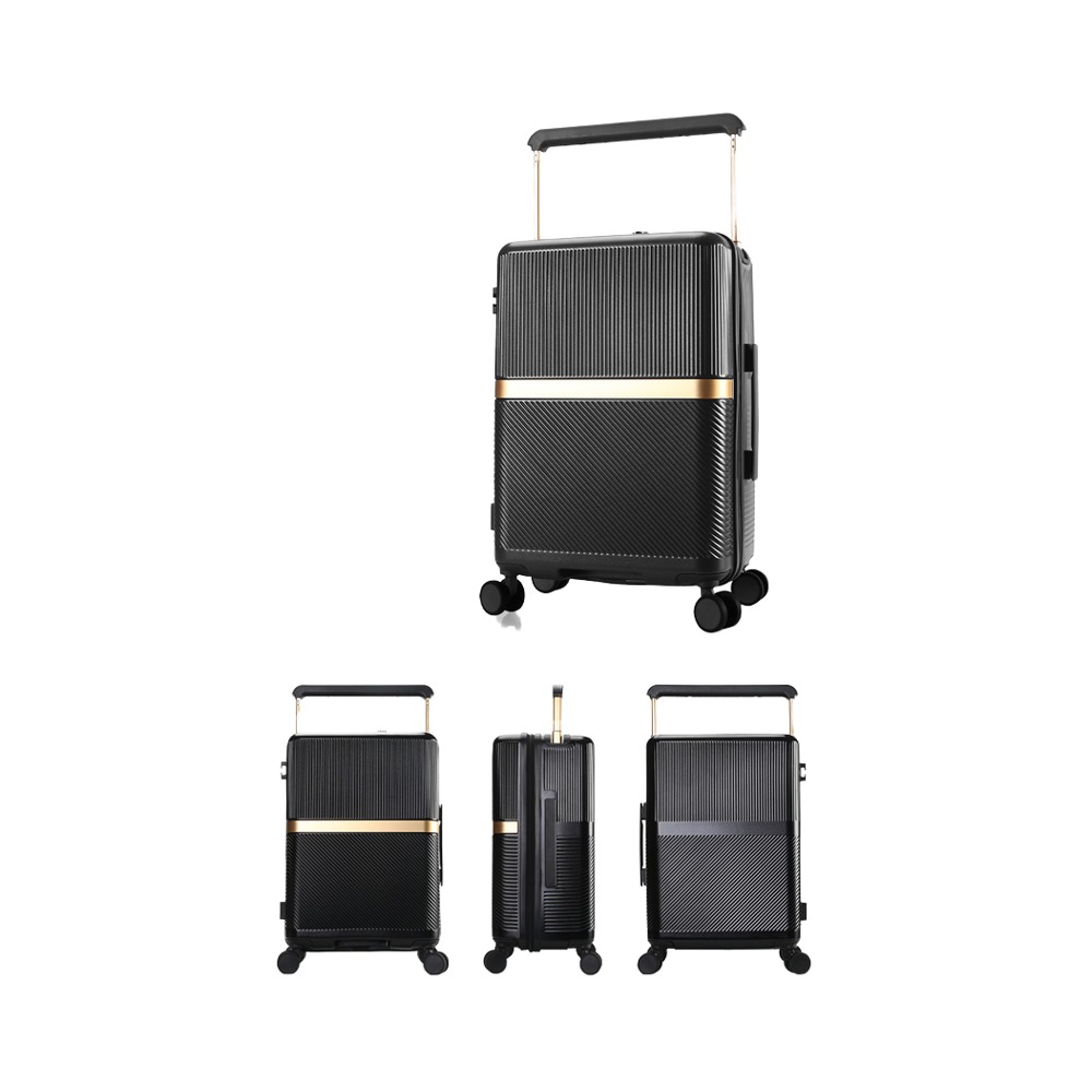 Factory Price 20-24 Inch Unisex Hard Shell Trolley Luggage Bag Set PC Aluminum Spinner Caster Lock School Business Travelling