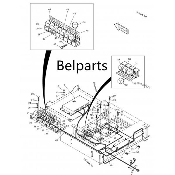 Регулятор масла дросселя двигателя частей ДХ200-7 экскаватора Доосан запасной электрический