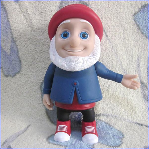 Plastic Action Figure Santa Claus Money Bank ,Vingl Piggy Coin Bank for Christmas
