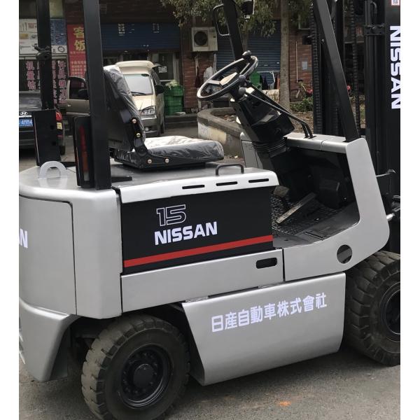 Nissan 1.5T Used Electric Forklift for Sale or Rent 4WD 3000mm Lift Height Ready to Work