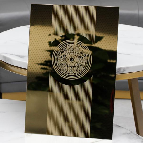 Вытравленный подгонянный сделанный по образцу лист нержавеющей стали двери 3048м