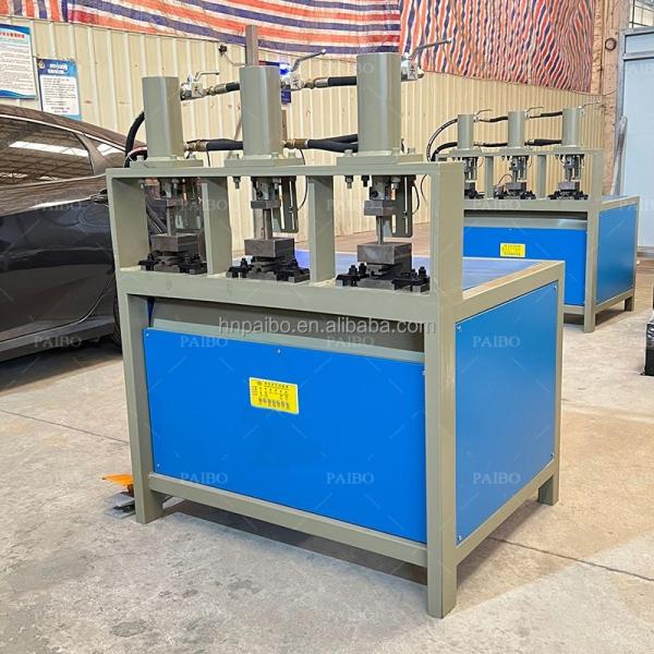Four-column Three-beam Hydraulic Press Carbon Steel Hole Punching Automatic Machine
