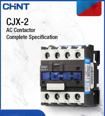 Contator 3P 4P 9A~95A 115~620A 1810 da C.A. CJX2 2510 3210 6511 tensão 24V 110V 230V 380V da bobina de AC-3 AC-1