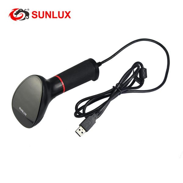 Rugged Black 2D QR Aztec Code Barcode Scanner