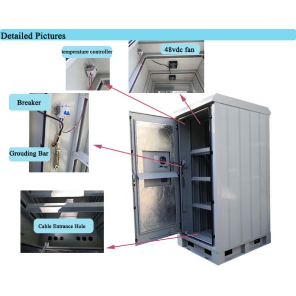 IP55 Air Conditioner Cooling Outdoor Battery Cabinets