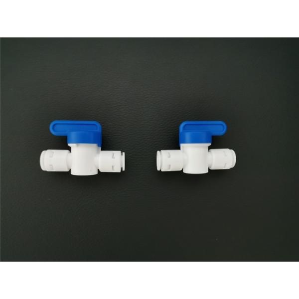 Os PP conectam rapidamente a válvula do conector do resplendor do manual dos encaixes da água com o tubo OD 1/4