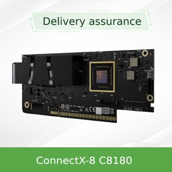 NVIDIA ConnectX-8 SuperNIC C8180 – 800Gb/s InfiniBand & Ethernet Smart NIC, PCIe Gen6, OSFP/QSFP112
