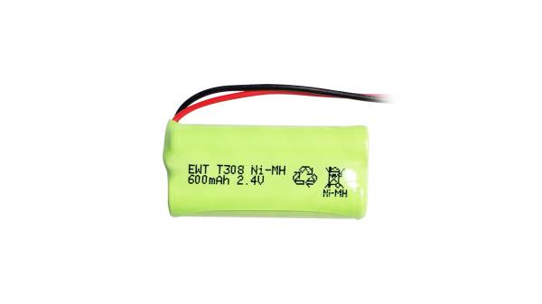 NI-MH 2.4V 600MAH 密閉型 NiMH バッテリー 充電可能 記憶効果なし 長持ち性能