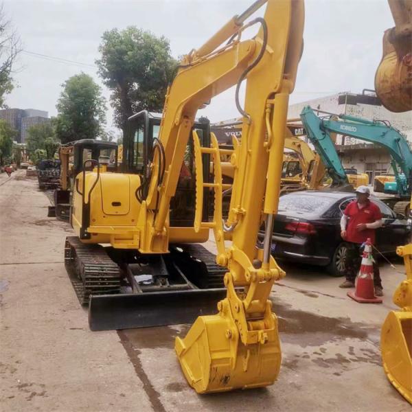 Peso de operación 5000 KG 5 toneladas Japón Mini Excavadora Komatsu PC 56U con 50 KW de potencia