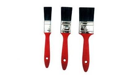Flat Chip House Paint Brush Set Hollow Polyester Filament 38mm