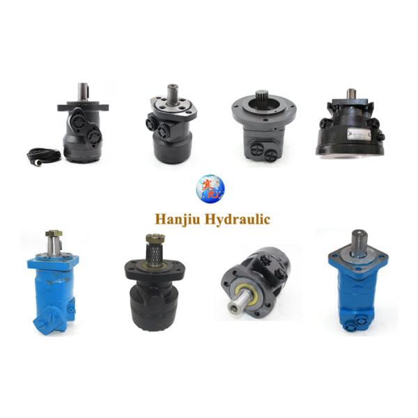 Moteur hydraulique avec capteur de vitesse BMR-36-2-C-S-B, arbre claveté de 1 pouce avec orifices SAE