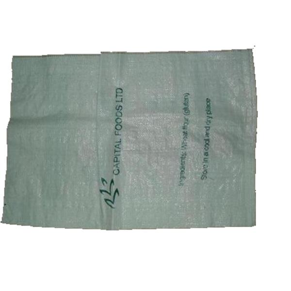 Eco Friendly PP Flour Packaging Bags , Industrial Woven Plastic Bags For Flour Packaging