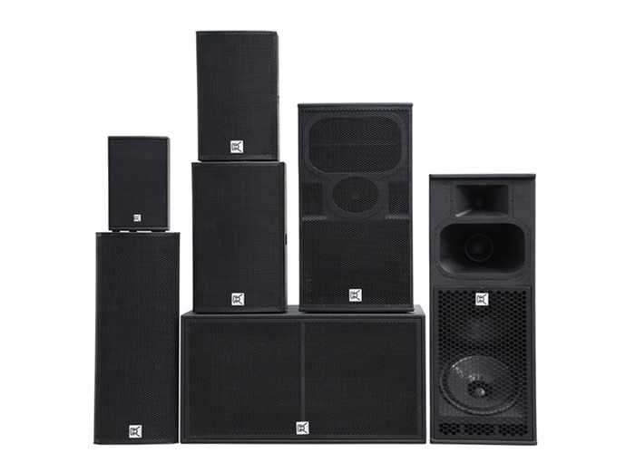 Passive Sound System Bass Speaker , Full Range Pa Dj System Speaker Box