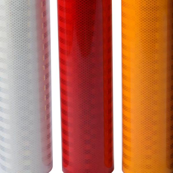 ODM Adhesive EGP Reflective Sheeting Orange Vinyl For Road Safety