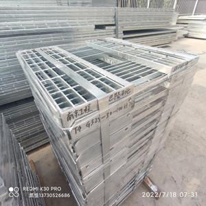Hot Galvanized Steel Grating Plate , Customized Trench Cover Plate Grating