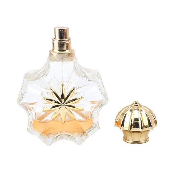 El nuevo vidrio de alta calidad de la bayoneta de la botella de perfume embotella diseño espesado y simple portátil de la botella del espray del Subpackage