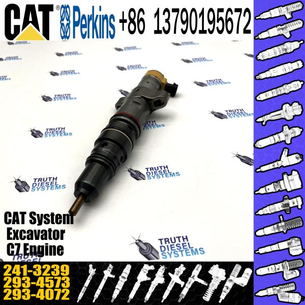 El inyector de combustible diesel común de las piezas del motor del carril equipa con inyector 241-3239C7 241-3239 para el gato 324D 325D C7 de Caterpillar