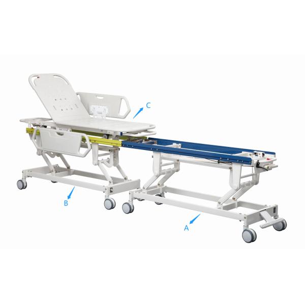 Connecting ICU 3650MM Transfer Stretcher For Surgical Room