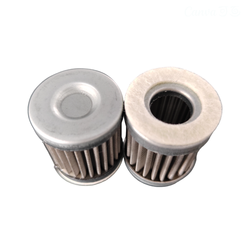 304/316L Miniature Stainless Steel High-temperature Corrosion-resistant Pleated Filter Cartridges 1-100m Filtration for Oil