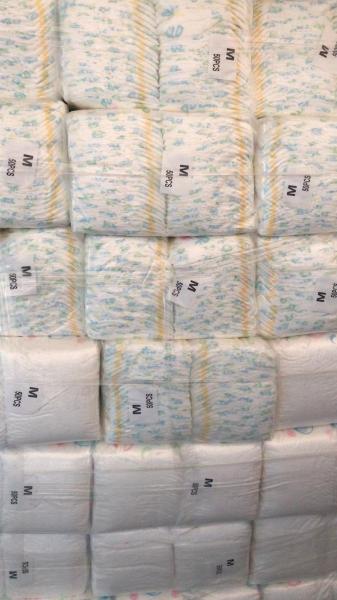 2021 hot sale cotton surface sap paper magic cube baby diaper in china