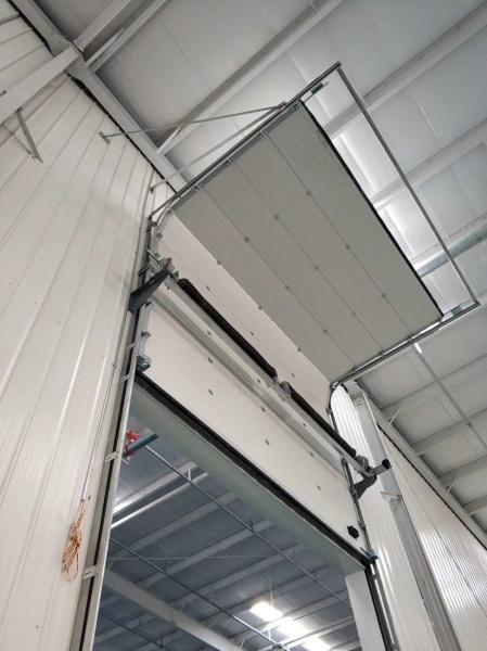 Durable Secure Overhead Sectional Industrial Doors Customized
