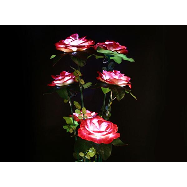 LED Simulation EVA Rose Lights lawn flower lamp Garden courtyard beautiful display bright landscape decorative