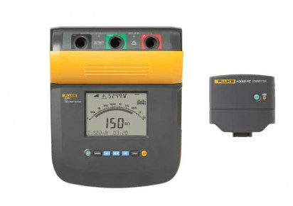 Fluke 1555 FC 10kV Insulation Tester with Wireless Data Collection and CAT IV 600V Safety Rating