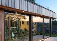 Studios préfabriqués de jardin de bureau, studios contemporains de jardin de preuve de feu