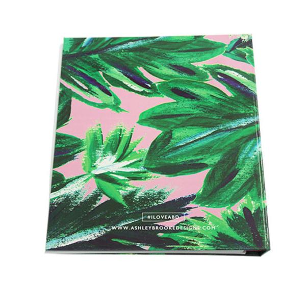 Leaf Spiral Hardcover Journal Notebook Printing Service With Square Back 170*210mm