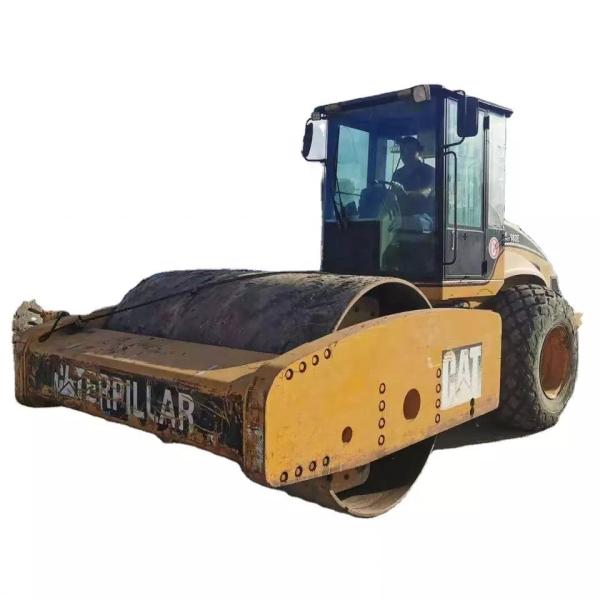 18 Ton Used Caterpillar CS683E Vibratory Smooth Drum Road Roller Excellent Condition