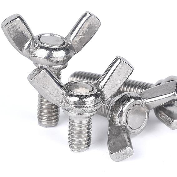 Stainless steel Thumb Screw custom bolts nuts screws Machine Wing Butterfly  bolts