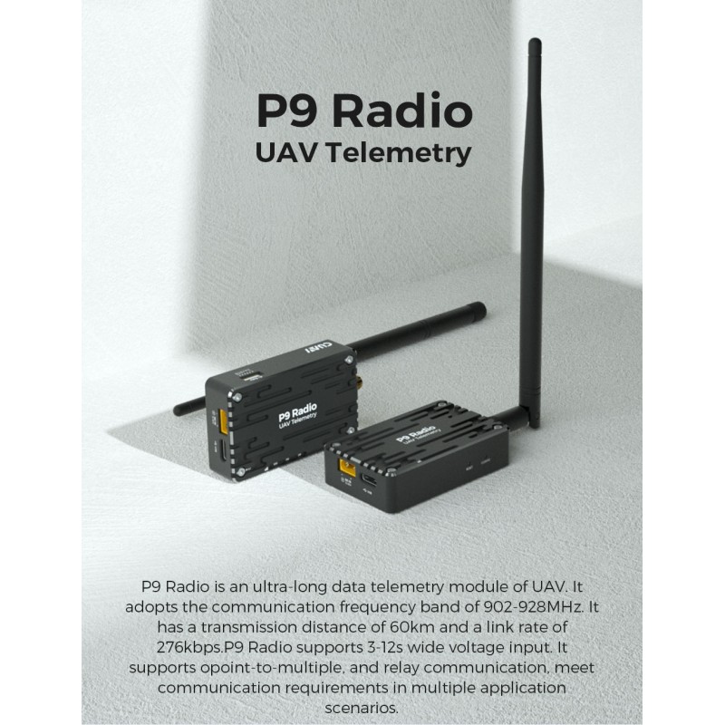 Cuav P9 Radio Diy Drone Frame Set Fpv Tracker Module Gps Controller Telemetry Transmit Transmitters Receivers