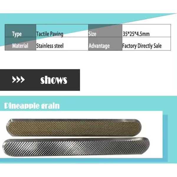 5mm Road Stud Airport Road Tactile Studs Stainless Steel 304 316  Tactile Indicator