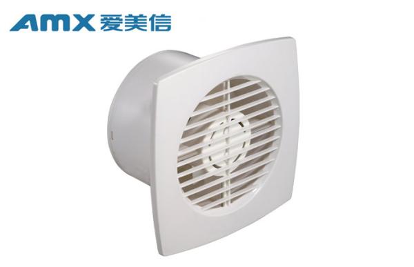 4 Inch Wall Mounted Ventilation Fan , Square Wall Exhaust Fans With Louvers