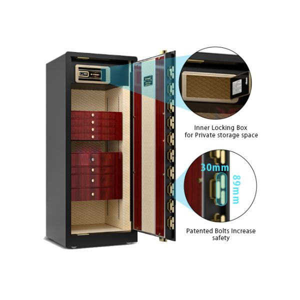 Home Personal Storage	Jewelry Watch Winder Safe Limited Edition for Office Jewelry Money