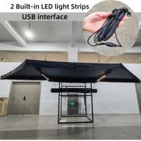 4 roues motrices extérieures à 180 degrés avec lumière LED 3-4 personnes 2,5 mètres