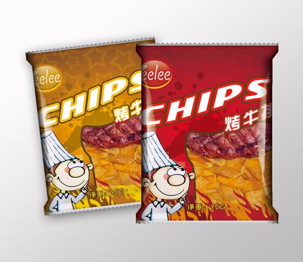 Full Color Printing Heat Seal Plastic Packaging Bag for Potato Chips