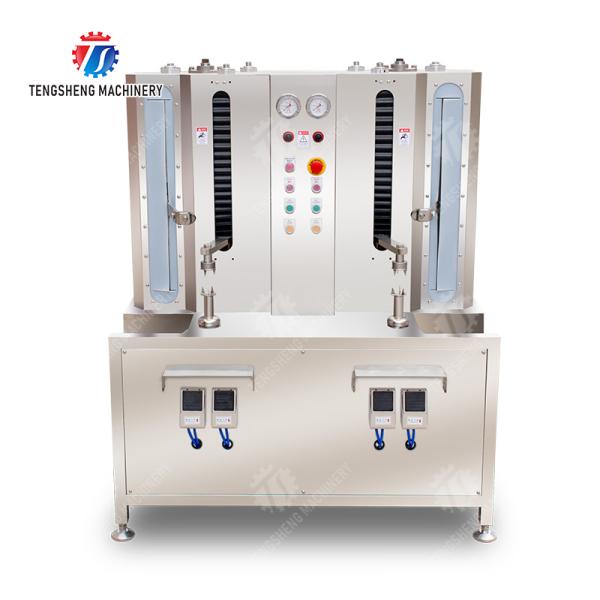 Melon and fruit double-head with single cutter peeling machine papaya chieh-qua pumpkin wax gourd Peeling & polishing processing production