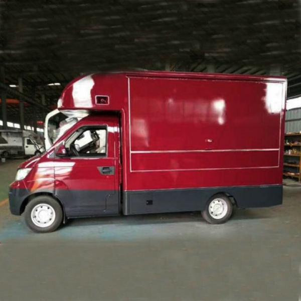 CHERY Vintage Burger Ice Cream Vending Trucks , Mobile Fast Food Vans